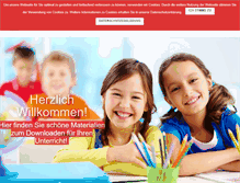 Tablet Screenshot of lern-kiste.de
